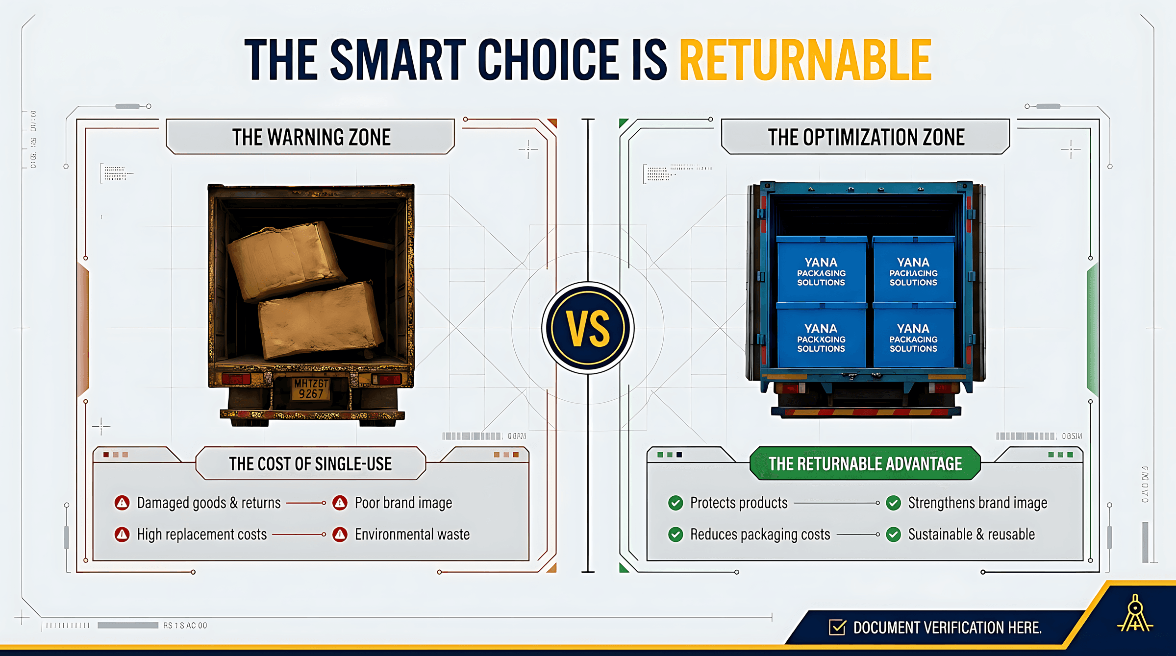 Returnable packaging benefits