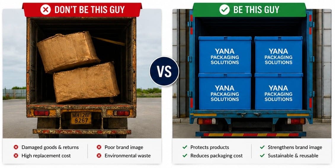 Returnable vs single-use packaging comparison